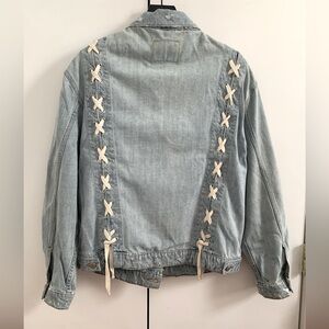 Lace-back Zara Denim Jacket